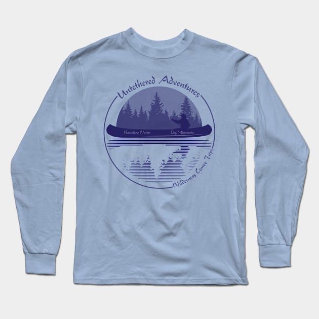 Solo Paddler Long Sleeve T-Shirt by Untethered Adventures 